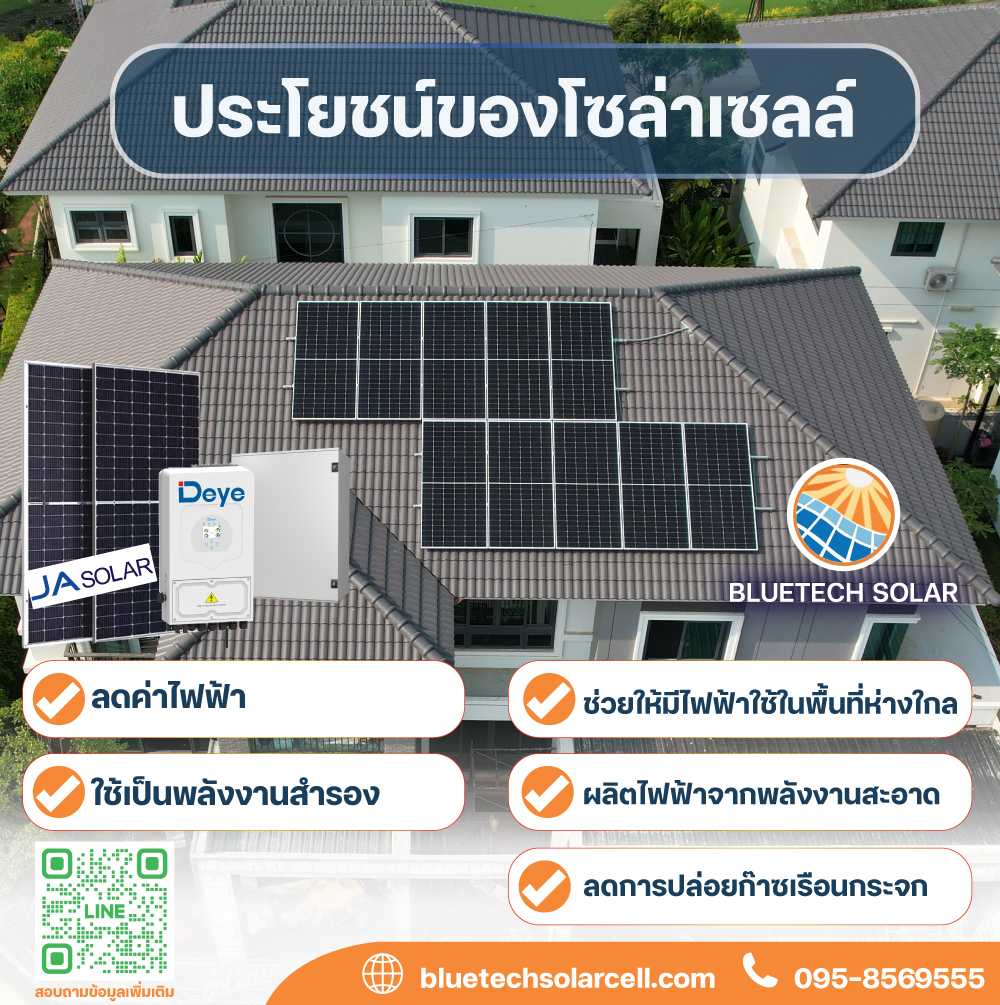 ติดตั้งโซล่าเซลล์ พิษณุโลก ทางเลือกเพื่ออนาคตที่ยั่งยืนและประหยัดค่าไฟได้ผล ลดค่าไฟได้จริง ด้วยพลังงานแสงอาทิตย์