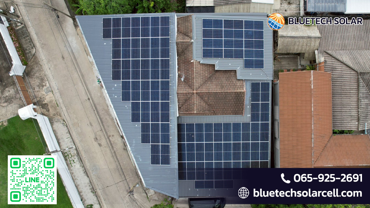 BlueTech Solar – ผู้เชี่ยวชาญด้านการติดตั้งโซล่าเซลล์ พลังงานแสงอาทิตย์พลังงานสะอาดเพื่ออนาคตของลำพูนและภาคเหนือ