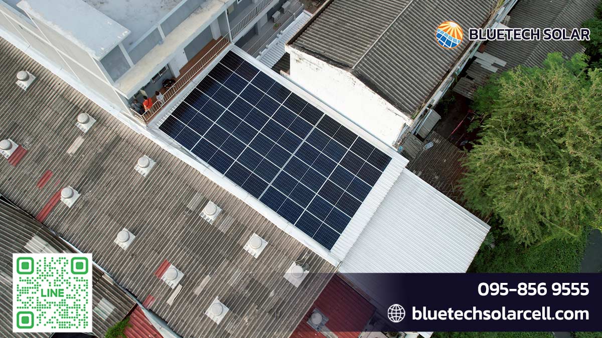 หลังคาโซล่าเซลล์สำหรับธุรกิจและร้านค้า ในหนองคาย